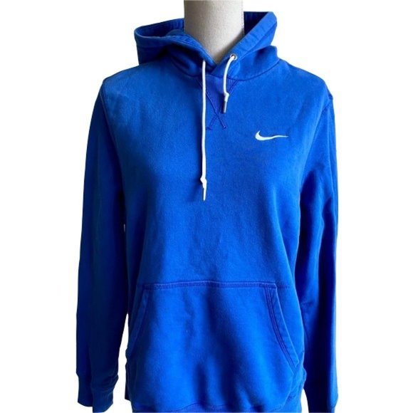 Nike Tops - THE ATHLETIC SHOP NIKE BLUE HOODIE SZ M